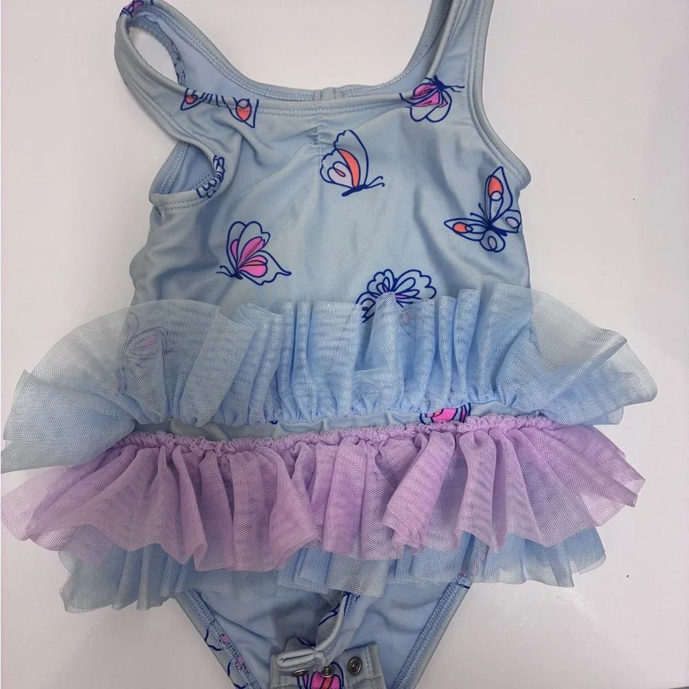 Cat & Jack Swim‎ One Piece Bundle - Blue, Yellow, Pink, Leopard Print, Floral